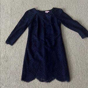 Lilly Pulitzer Navy Lace Dress